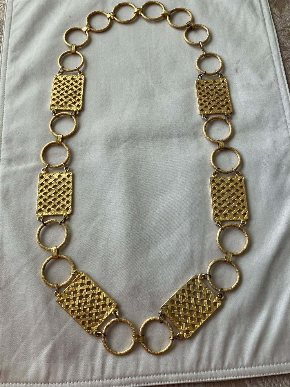Gold Link Statement Necklace - Women Jewelry